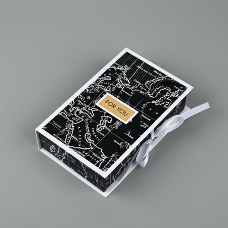 Box - Book, Gift packaging, “World map”, 20 x 12.5 x 5 cm