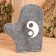 Gift set 4 objects of male "yin-yang" (hat, rug, mitten, slippers)
