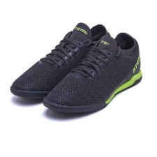 Бутсы футбольные Atemi SBA-003 INDOOR, серый/ярко-салатовый, размер 42