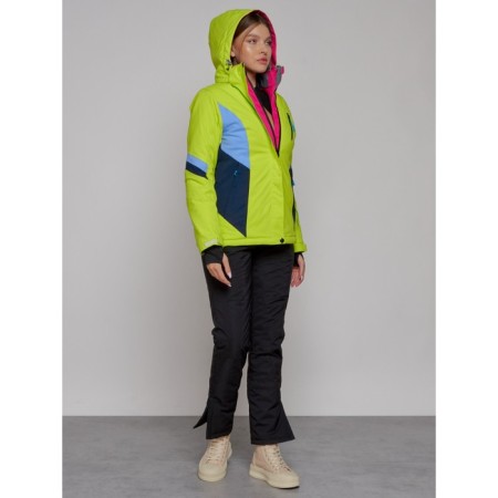 Ski jacket female winter, size 46, light color-13