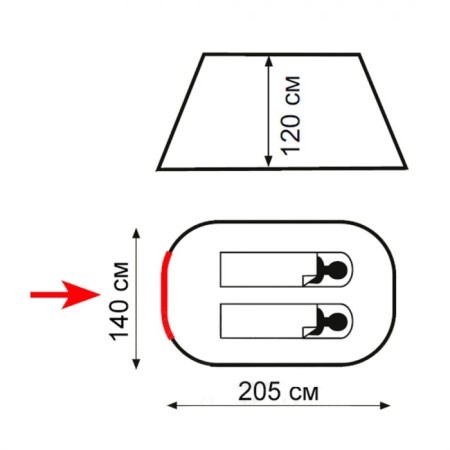 Tart Totem TTT-033 tent, TOTEM TAP Pop Up 2 (V2), Green-5