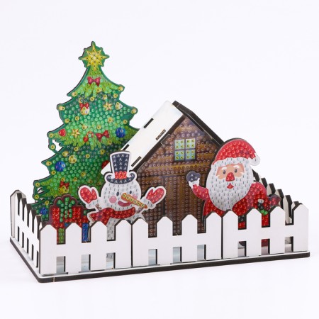 Diamond embroidery "New Year's composition" Interior decor-1
