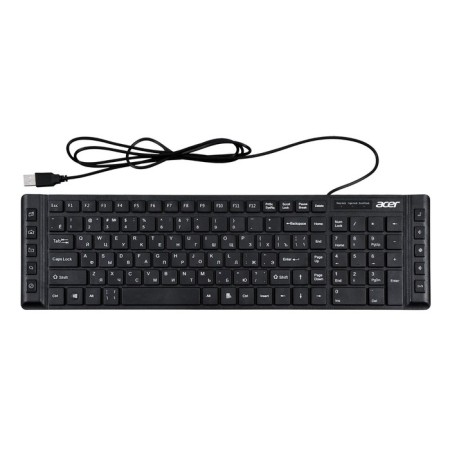 Keyboard Acer OkW010 Black USB Slim Multimedia-7