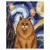 Pillow Belly “Star Night and Cat, Decorative, size 16x45 cm