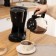 Coffee machine Luazon LKM-654, drip, 900 watts, 1.2 l, black