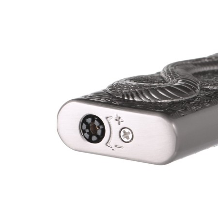 Gas lighter "Snake", piezo, flame adjustment, 7.8 x 3.2 x 1.5 cm-3