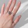 Ring set 5 pieces "perfect fingers" aura, color silver