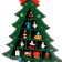 New Year. Souvenir "Christmas tree with cells for gifts", 26 × 30 cm