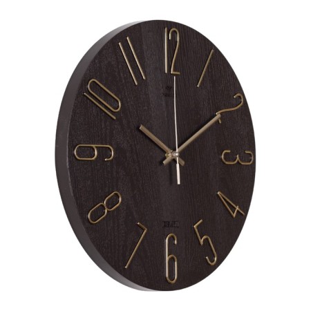Wathery clock, interior, silent, D-30 cm, brown-2
