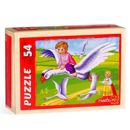 Puzzle "Russian Tales", 54 elements, mix