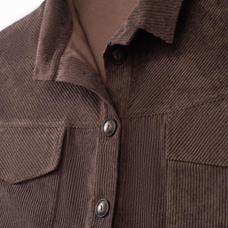 Women's shirt minku chocolate color, river 50-9
