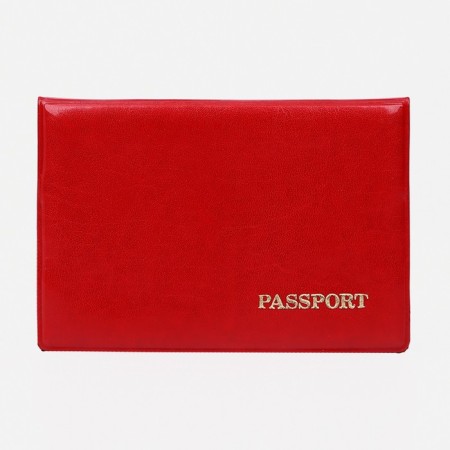 Cover for passport, red color-1