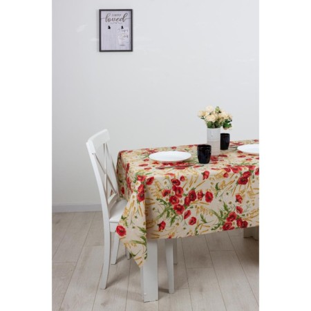 Mirha oilcloth "Papavero", 140 cm, roll 20 pog. m-1