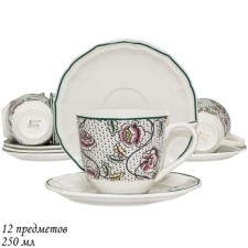 Tea set of Lenardi Gloria, 12 items