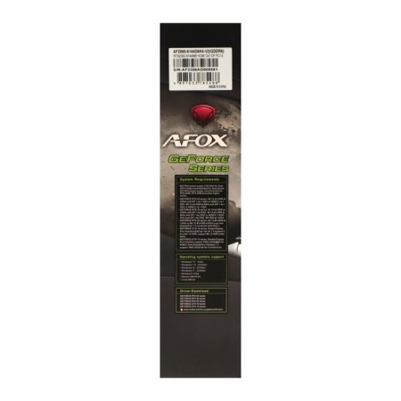 Video card AFOX RTX2060, 6GB, 192BIT, GDDR6, DVI, HDMI, DP, HDCP-6