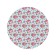 Pareo and beach rug "Bouquet of roses", D = 150 cm