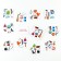Set of cards "Logo-random. Sound L "