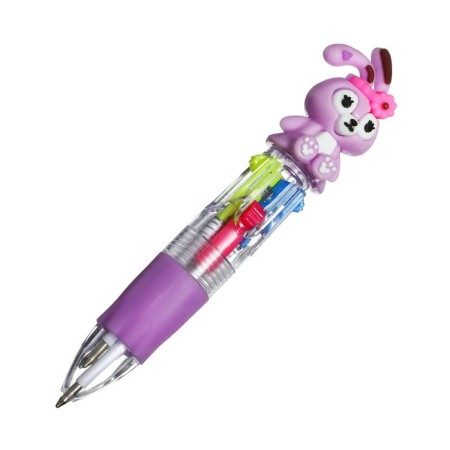 Ball-shaped handle "Bunny" 4-color-mini, mix-1