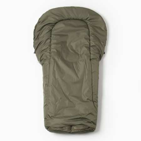 Children's envelope on fur, khaki color, height 56-62 cm-4