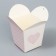 Bonbonniere box, gift packaging, “hearts”, 7.5 x 8 x 7.5 cm