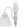 Sconces "Classic" 1he27 60W white 28x22x16cm