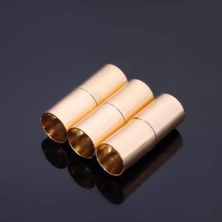 Magnetic lock castle, l = 20 mm, d (internal) = 7 mm, (set of 3 pcs.), Color gold-1