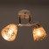 Chandelier 2008/2 E27 60W white+gold 44x26x25 cm Bayerlux