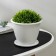 Pot with the Podon "Rosalia", 800 ml, white color