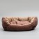 Lesse "Comfort", 49 x 36 x 17 cm, martial, brown