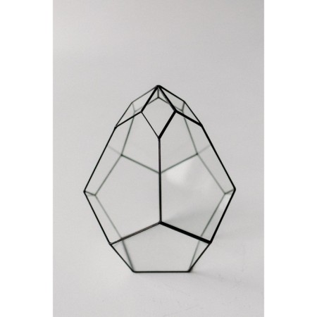 Florarium "Bun - 2", black seams-5