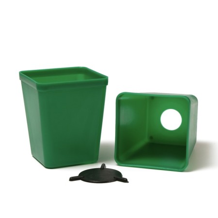 Set for seedlings: glasses of 600 ml (8 pcs), pan 36 × 18 cm, color mix, Greengo-9