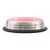A bowl with a non-slip base, 225 ml, silver-pink
