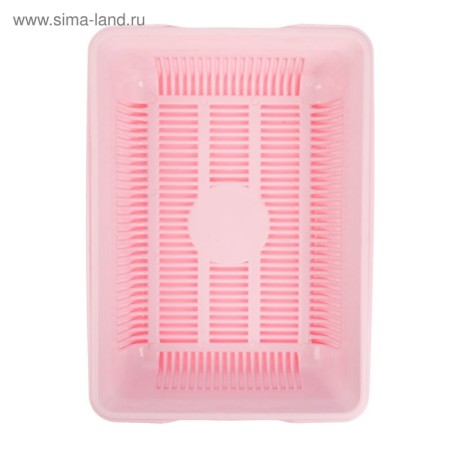 Deep toilet with a mesh of 36 x 25 x 9 cm, pink-3