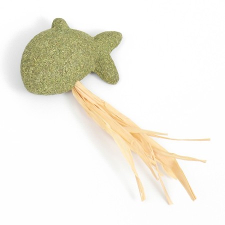 A toy for cats from pressed cat mint "Dolphin", 7 cm-2