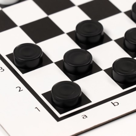 Board game 2 in 1 "must think": checkers, backgammon, field 21 x 19 cm-2