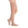 Stockings Compression ID-310 Lumma Idealista, Size L (IV), Grade 2, Long, Caramel color, open toe