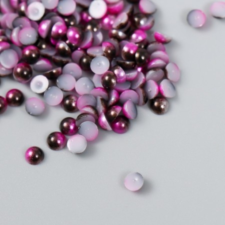 Decor "Purple Purple" d = 4 mm 10 g 200 pcs 5x2.5 cm mix-4