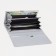 Women's wallet on magnets, gray color