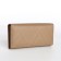 Women's wallet on magnet, beige color