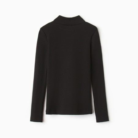 Baby turtleneck, black color, height 122 cm-3