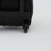 Road bag on wheels, external pocket, black color