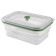 Silikobox transportation and storage container, silicone, folding, 1.2 l, green color