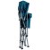 Tourist chair Maclay, with a cup holder, 64x42x93 cm, color cyan