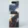 Gift package for a bottle, packaging, "marble", 9 x 25 x 8.9 cm