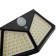 Garden lamp on a sunny battery with a motion sensor, invoice, 13 × 9.5 × 5.5 cm, 100 LED, glow white