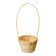 Set of wicker baskets, D13 x H9.5/28cm, bamboo, natural, 3 pcs
