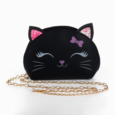Children's bag for a girl "cat", from artificial leather-2