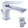 LEMARK ALLEGRO LM5906CW shell mixer, monolithic, chromium color, white