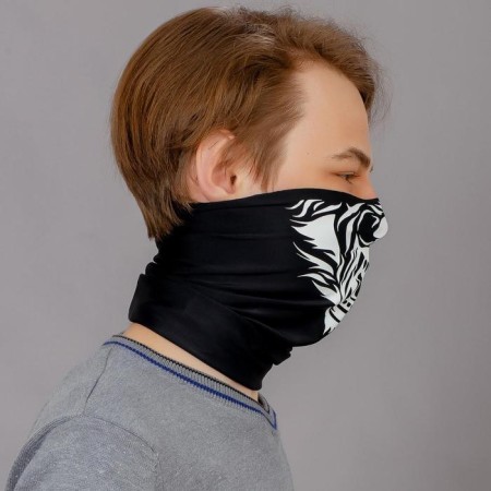 Lucosa Silk Black Wolf, P-020/1 bandan-2