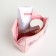 Lightning cosmetic bag, pink color